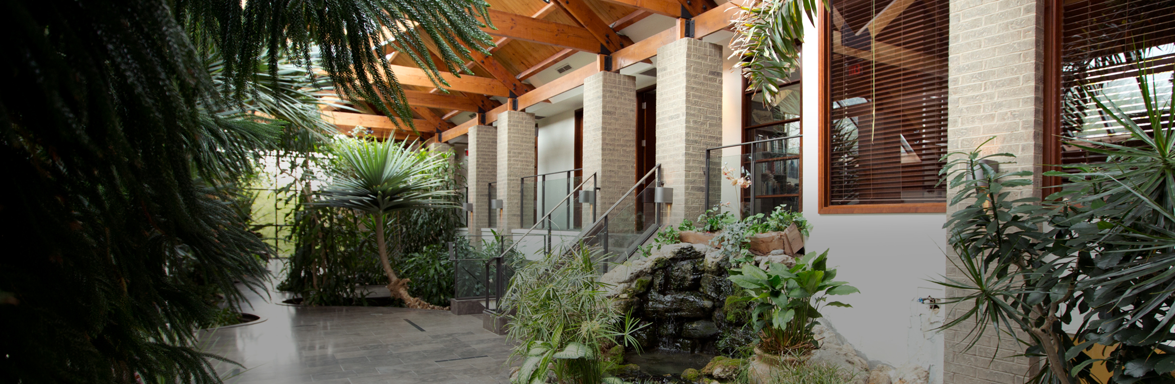 Marine Magnetics headquarters courtyard